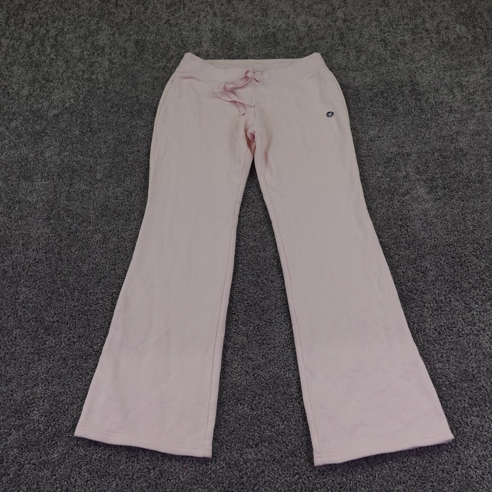Hollister Sweatpants Womens Medium Short Pink Flare Fleece